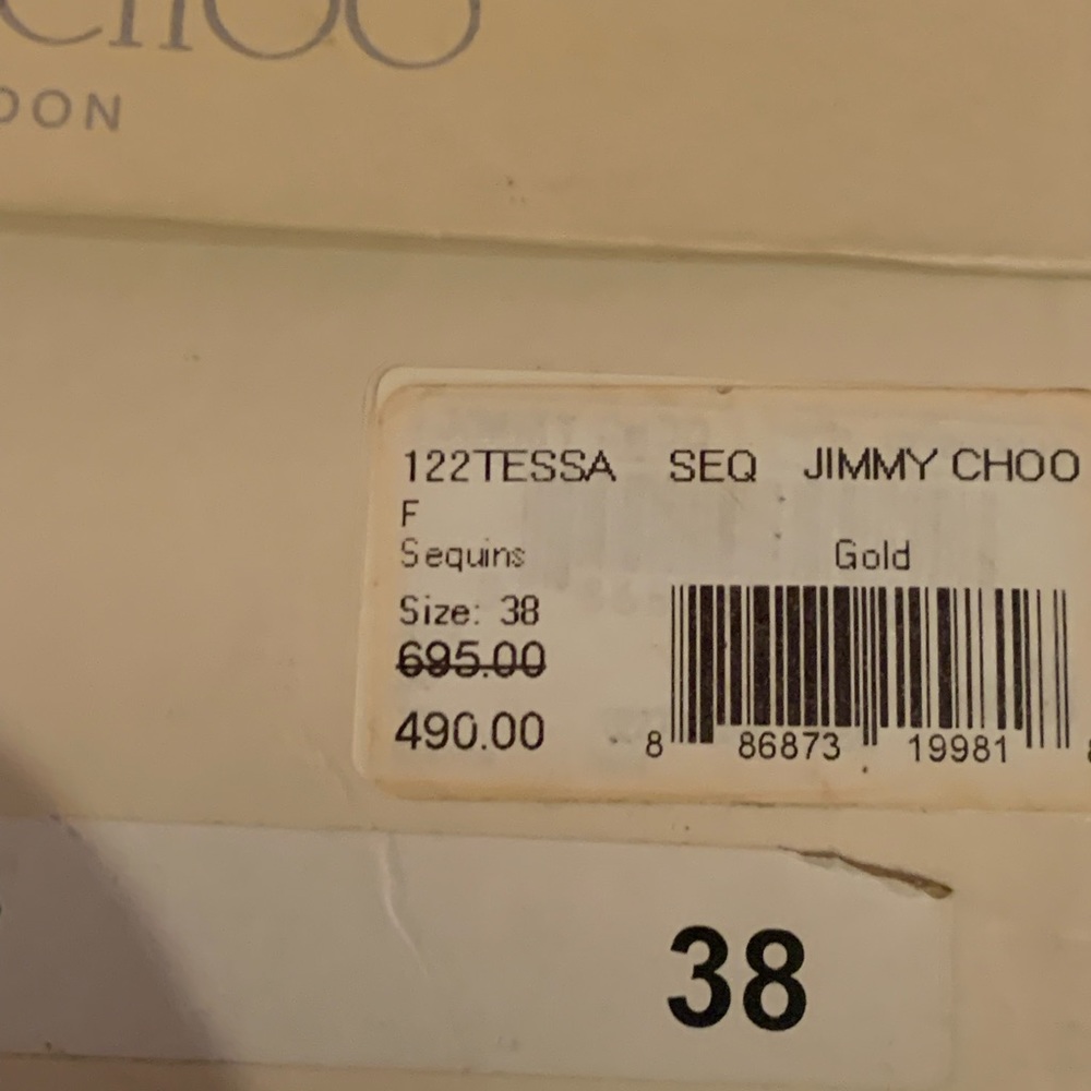 Gold sequins pumps from Jimmy! - Picture 7 of 7